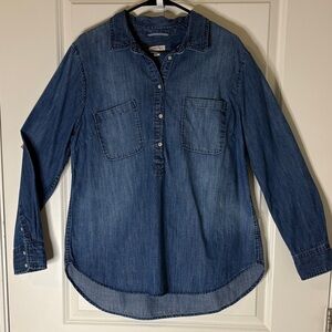 Merona Indigo Button-Up Shirt